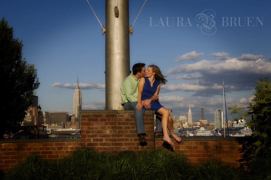 Hoboken NJ Engagement - Laura Bruen, NYC, NJ Photographer