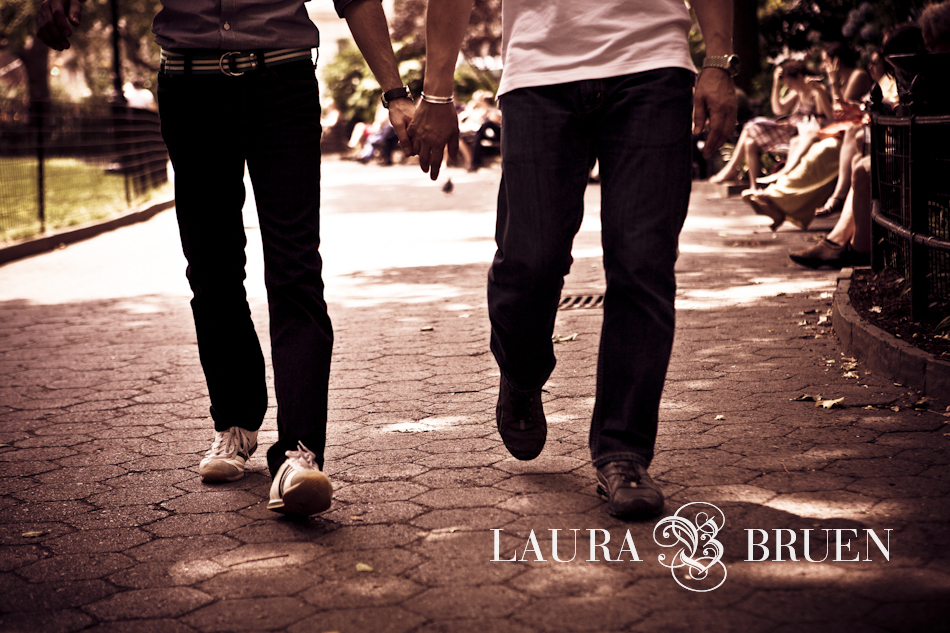 Surprise Gay Engagement in New York, NY - Laura Bruen, Photographer, NJ NYC